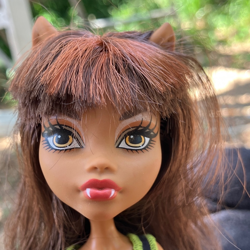 Vintage Monster High doll, Clawdeen Wolf, “Dead Tired” released 2012 by Mattel.